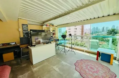 Sobrado novo em condomínio fechado com 3 dormitórios, 2 vagas , escritório e terraço e churrasqueira