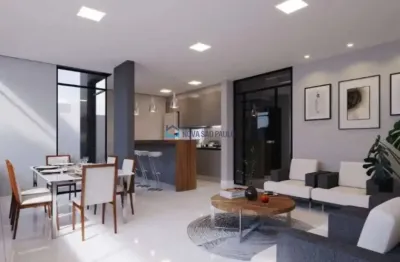 Apartamento à venda em santo andré, 2 dormitórios, 1 vaga, 45m², varanda gourmet.