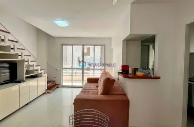 Apartamento duplex à venda em moema índios com 2 suítes 1 vaga