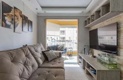 Apartamento seminovo, planejado, 3 dormitórios, - jd maria estela