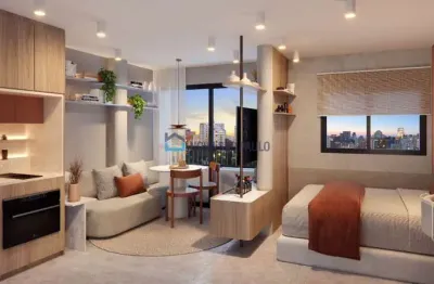 Studio 25m² com 1 quarto e 1 banheiro no bairro da Vila Olímpia