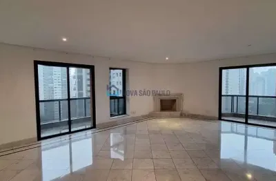 Apartamento Moema/ Índios, com 04 dormitórios, 4 vagas, varanda e 260 m²