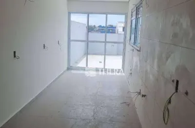 Cobertura com 2 dormitórios à venda, 86 m² por r$ 470.000,00 - utinga - santo andré/sp