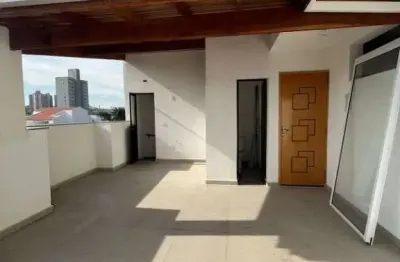 Cobertura com 2 dormitórios à venda, 89 m² por r$ 480.000,00 - jardim ocara - santo andré/sp