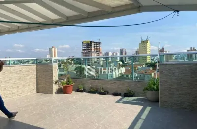 Cobertura com 3 dormitórios à venda, 160 m² por r$ 950.000,00 - parque das nações - santo andré/sp