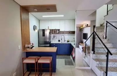 Sobrado com 2 dormitórios à venda, 120 m² por r$ 640.000,00 - campestre - santo andré/sp