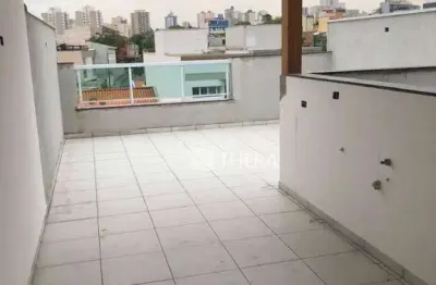 Cobertura à venda, 82 m² por r$ 430.000,00 - vila scarpelli - santo andré/sp