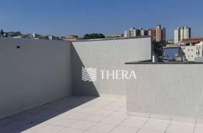Cobertura à venda, 86 m² por r$ 450.000,00 - vila scarpelli - santo andré/sp