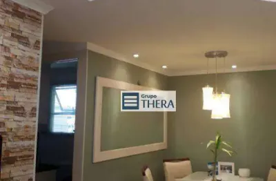 Apartamento com 2 dormitórios à venda, 50 m² por r$ 350.000,00 - vila tibiriçá - santo andré/sp