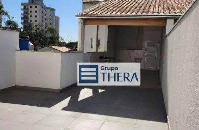 Cobertura com 3 dormitórios à venda, 163 m² por r$ 850.000,00 - campestre - santo andré/sp