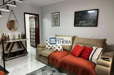 Sobrado com 2 dormitórios à venda, 123 m² por r$ 750.000,00 - vila bastos - santo andré/sp