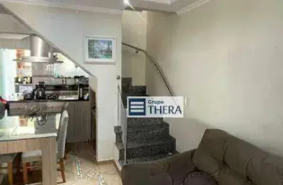 Sobrado com 3 dormitórios à venda, 101 m² por r$ 820.000,00 - vila alzira - santo andré/sp