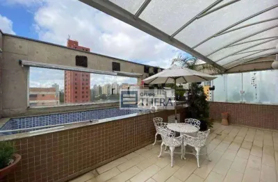 Cobertura com 4 dormitórios à venda, 467 m² por r$ 2.800.000,00 - jardim - santo andré/sp
