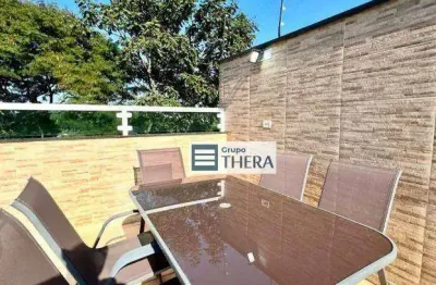 Cobertura à venda, 130 m² por r$ 660.000,00 - vila assunção - santo andré/sp