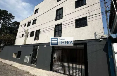 Apartamento com 2 dormitórios para alugar, 40 m² por r$ 1.738,17/mês - vila homero thon - santo andré/sp