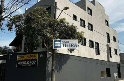 Cobertura com 2 dormitórios para alugar, 80 m² por r$ 2.413,17/mês - vila homero thon - santo andré/sp