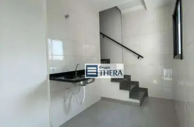 Cobertura à venda, 94 m² por r$ 475.000,00 - utinga - santo andré/sp