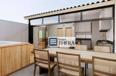 Cobertura à venda, 112 m² por r$ 969.000,00 - campestre - santo andré/sp