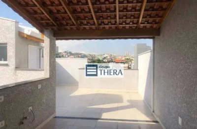 Cobertura à venda, 94 m² por r$ 453.000,00 - vila pires - santo andré/sp