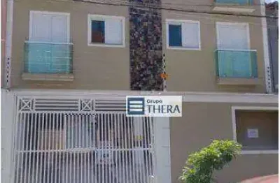 Cobertura com 2 dormitórios à venda, 100 m² por r$ 390.000,00 - jardim santo alberto - santo andré/sp