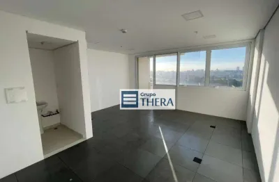 Sala para alugar, 33 m² por r$ 2.216,00/mês - vila homero thon - santo andré/sp