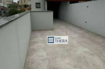 Cobertura à venda, 100 m² por r$ 598.000,00 - vila alice - santo andré/sp