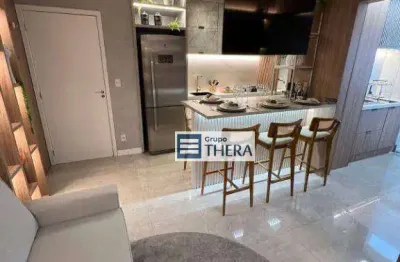 Apartamento com 2 dormitórios à venda, 59 m² por r$ 538.862,50 - vila alzira - santo andré/sp
