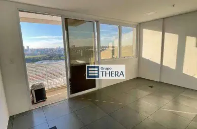 Sala para alugar, 33 m² por r$ 2.216,00/mês - vila homero thon - santo andré/sp