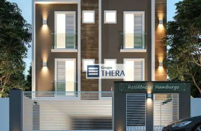 Apartamento com 2 dormitórios à venda, 61 m² por r$ 369.000,00 - vila guarani - santo andré/sp