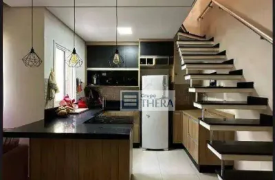 Cobertura com 2 dormitórios à venda, 108 m² por r$ 491.000,00 - parque novo oratório - santo andré/sp