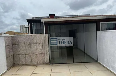 Cobertura com 2 dormitórios à venda, 104 m² por r$ 550.000,00 - campestre - santo andré/sp