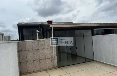 Cobertura com 2 dormitórios à venda, 104 m² por r$ 550.000,00 - campestre - santo andré/sp