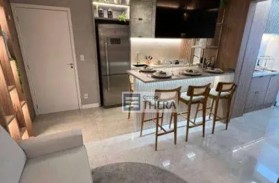 Apartamento com 2 dormitórios à venda, 58 m² por r$ 561.532,00 - vila alzira - santo andré/sp