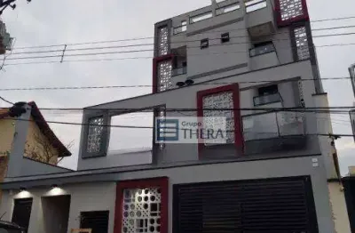 Cobertura com 2 dormitórios à venda, 91 m² por r$ 570.000,00 - santa maria - santo andré/sp