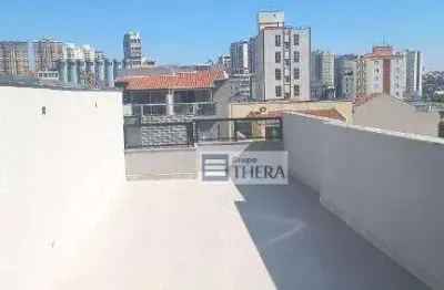 Cobertura com 2 dormitórios para alugar, 93 m² por r$ 2.800,00/mês - vila são pedro - santo andré/sp