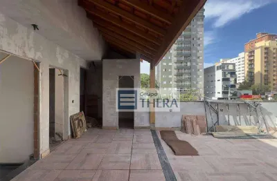 Cobertura com 2 dormitórios à venda, 90 m² por r$ 649.000 - vila bastos - santo andré/sp