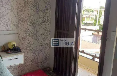 Sobrado com 3 dormitórios para alugar, 198 m² por r$ 4.383,33/mês - parque oratório - santo andré/sp