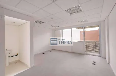 Sala para alugar, 33 m² por r$ 2.196,00/mês - vila homero thon - santo andré/sp