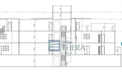Cobertura com 2 dormitórios à venda, 107 m² por r$ 545.000,00 - vila valparaíso - santo andré/sp