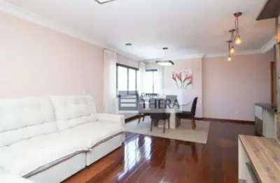 Apartamento para alugar, 136 m² por r$ 7.134,00/mês - campestre - santo andré/sp