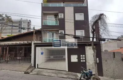 Cobertura com 2 dormitórios para alugar, 70 m² por r$ 4.409,17/mês - santa maria - santo andré/sp