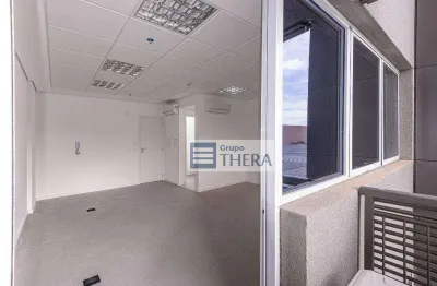 Sala para alugar, 33 m² por r$ 2.206,00/mês - vila homero thon - santo andré/sp