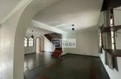 Sobrado com 4 dormitórios para alugar, 265 m² por r$ 6.205,54/mês - campestre - santo andré/sp