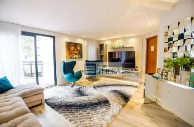 Apartamento com 2 dormitórios à venda, 170 m² por r$ 1.700.000,00 - jardim - santo andré/sp