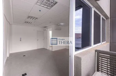 Sala para alugar, 33 m² por r$ 2.216,00/mês - vila homero thon - santo andré/sp