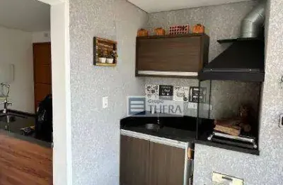 Apartamento com 3 dormitórios para alugar, 85 m² por r$ 3.365,92/mês - campestre - santo andré/sp