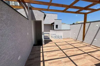 Cobertura com 2 dormitórios à venda, 96 m² por r$ 550.000,00 - vila floresta - santo andré/sp