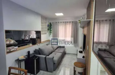 Apartamento com 2 dormitórios à venda, 47 m² por r$ 585.000 - centro - santo andré/sp