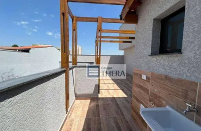 Cobertura com 2 dormitórios à venda, 92 m² por r$ 550.000 - vila floresta - santo andré/sp