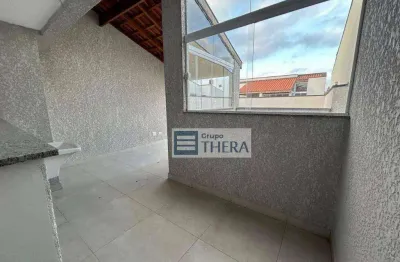 Cobertura com 2 dormitórios à venda, 95 m² por r$ 470.000,00 - vila pires - santo andré/sp